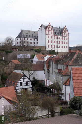 Obraz na płótnie Schloss Lichtenberg im Odenwald w salonie