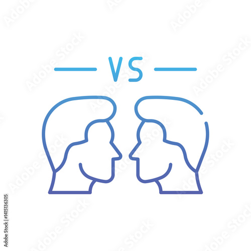 Opponent  Vector icon