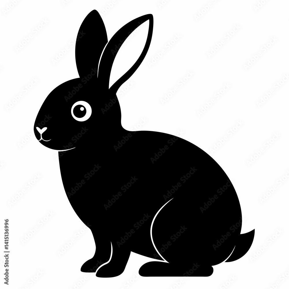 Obraz premium rabbit vector illustration