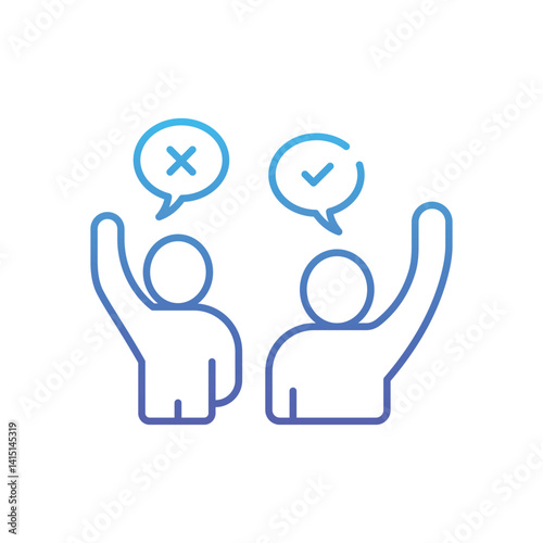 Controversy Vector icon
