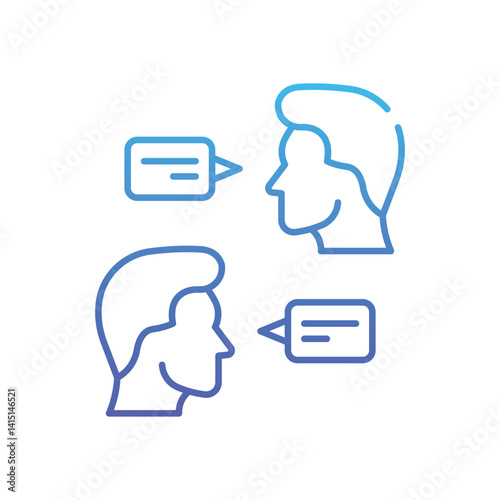 Dispute   Vector icon