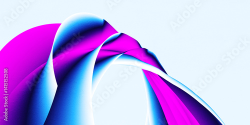 Abstract Backgound 3D Waves Futuristic