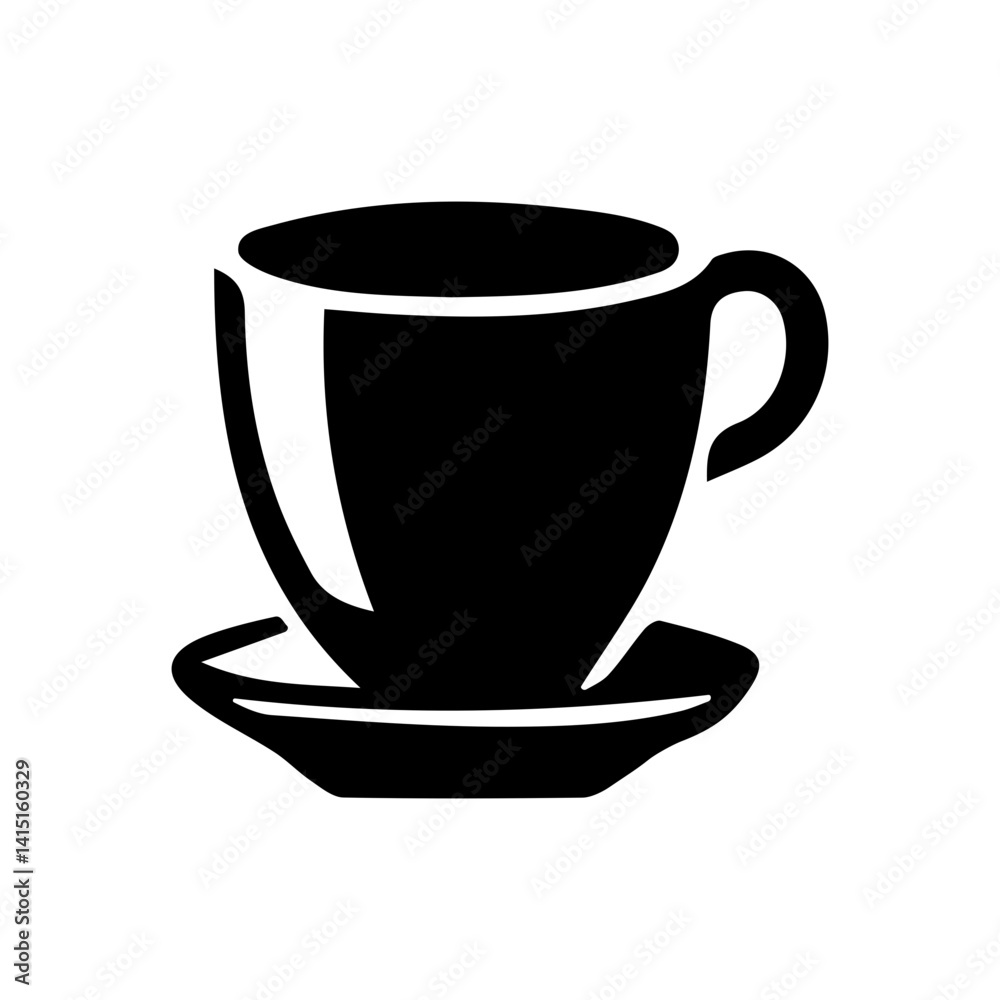 Coffee cup and tea cup icon with transparent background Coffee cup and tea cup icon with transparent background