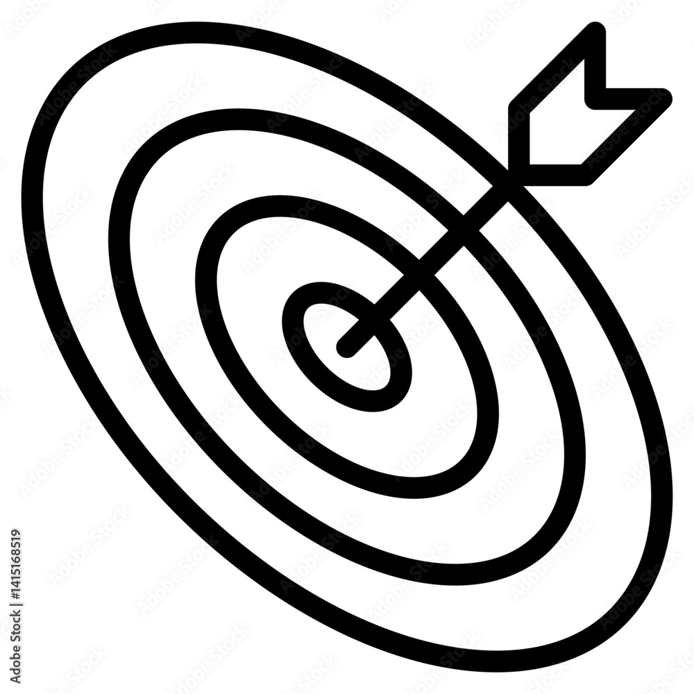 Target icon in vector illustration Target icon in vector illustration