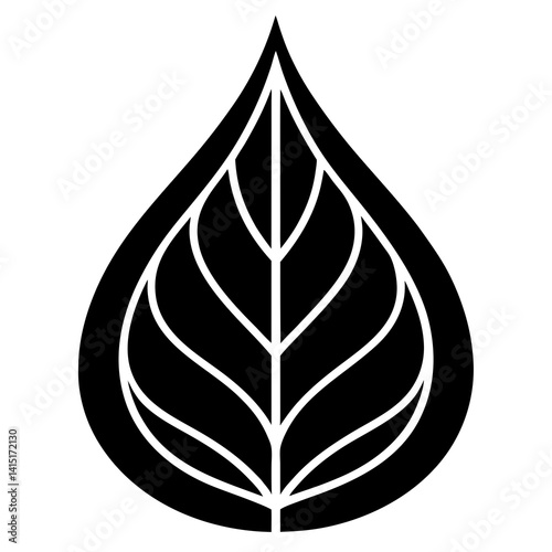 leaf with drop