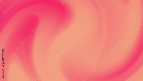 Abstract fluid background with swirling shades of pink and peach