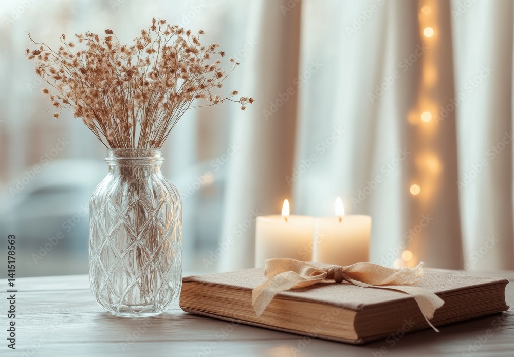 Fototapeta premium still life with candles