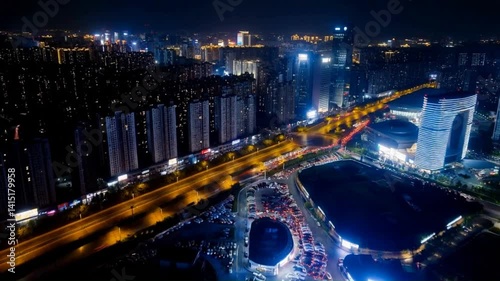 Wallpaper Mural night view of the city Torontodigital.ca