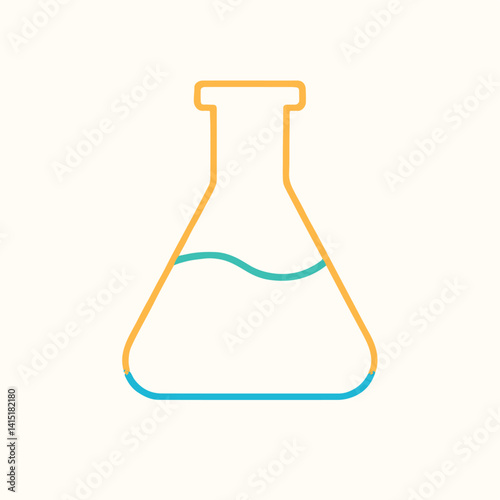 Laboratory Flask Outline