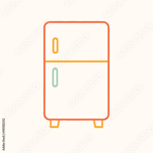 Fridge Outline Icon