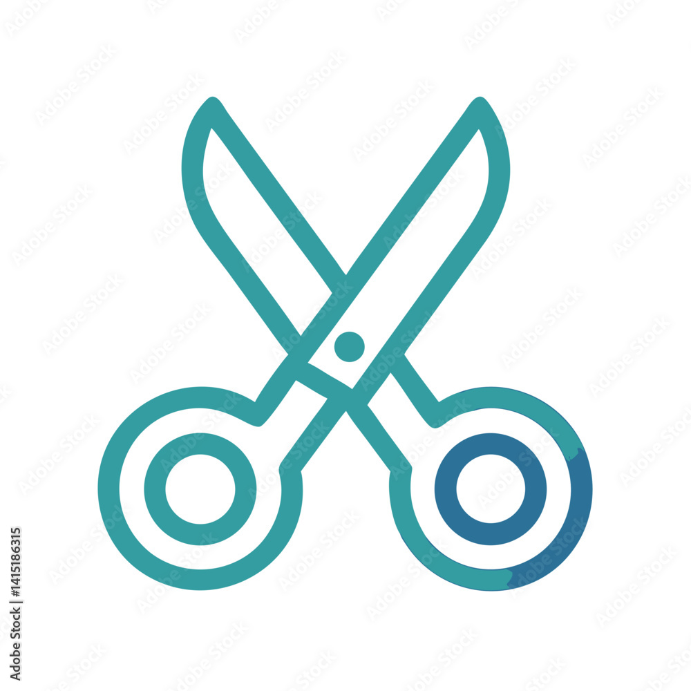 Scissors Icon – Vector Symbol for Cutting, Tools, and Crafts Scissors Icon – Vector Symbol for Cutting, Tools, and Crafts
