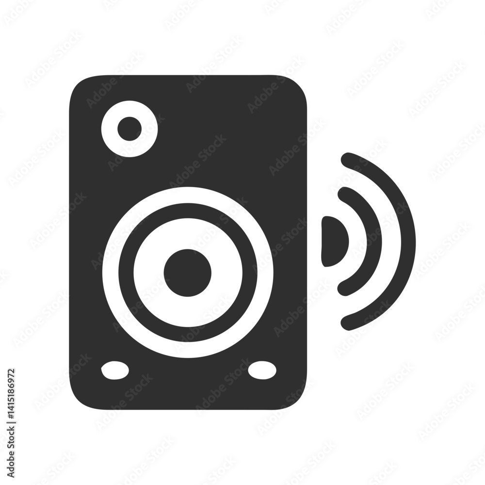 Speaker Icon – Vector Symbol for Audio, Sound, and Music Speaker Icon – Vector Symbol for Audio, Sound, and Music