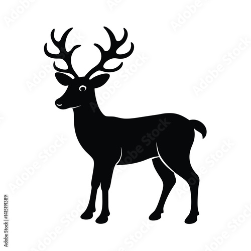 deer silhouette vector