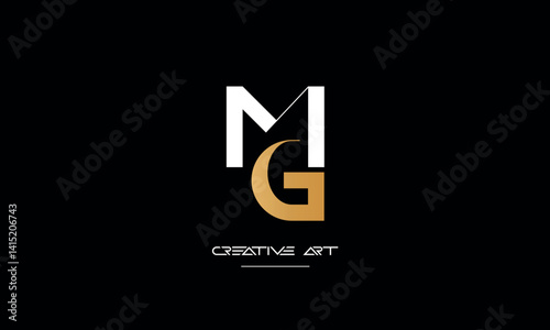 MG, GM, M, G abstract letters logo monogram