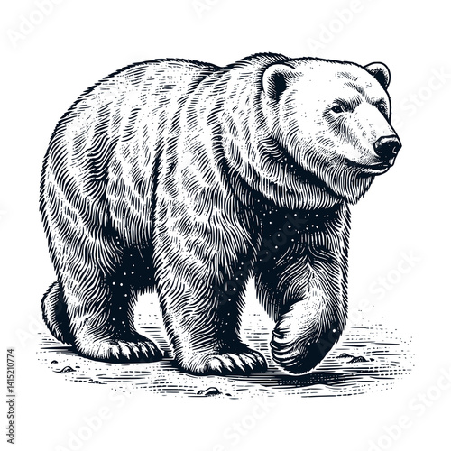 Polar Bear Vector Illustration