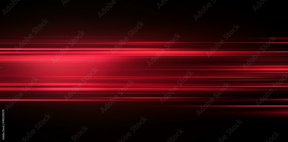 Obraz premium Red line of light speed motion background. red fast movement background design faster. concept texture of digital technology speedy move and space black