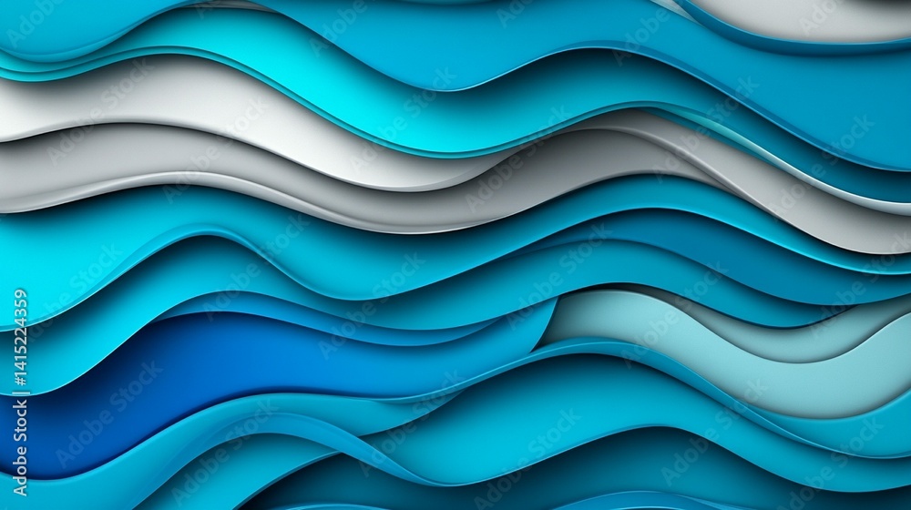 Abstract blue white wavy texture background seamless pattern design Abstract blue white wavy texture background seamless pattern design