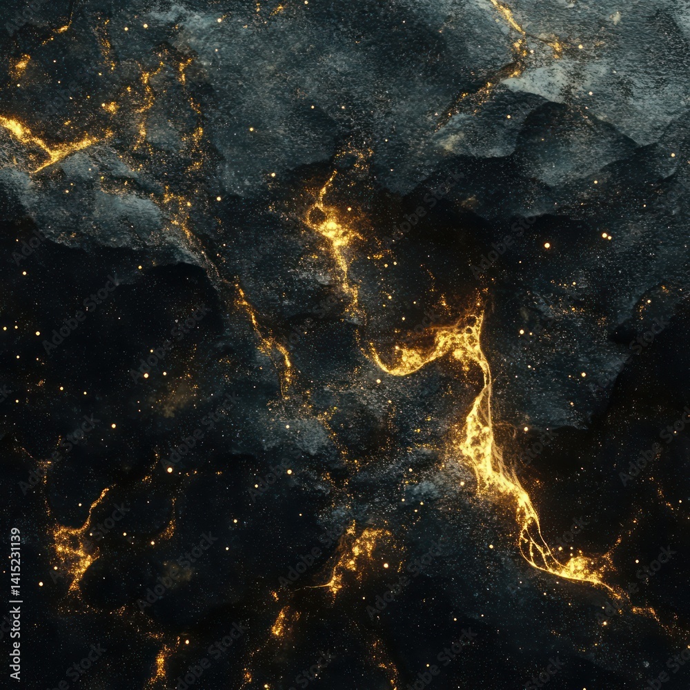Abstract golden lightning clouds background Abstract golden lightning clouds background