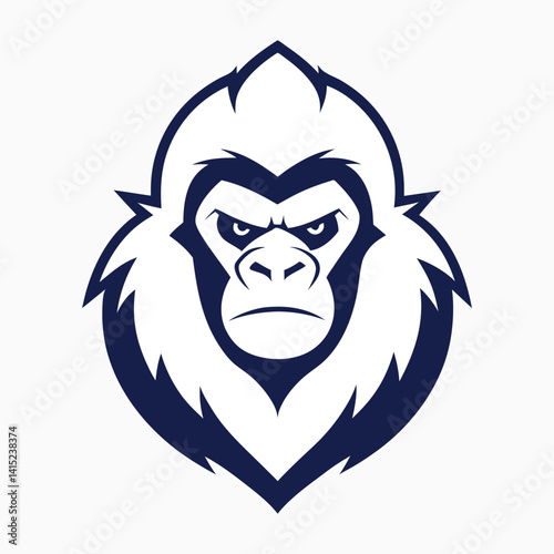 Wallpaper Mural gorilla animal head mascot logo vector art illustration  Torontodigital.ca