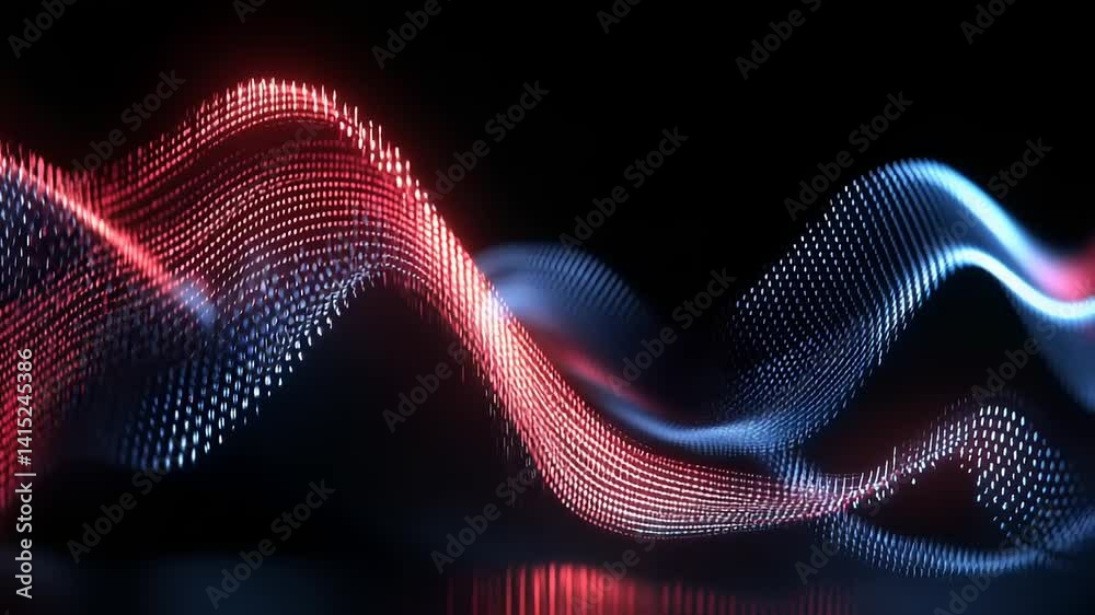 Abstract digital wave form (1)