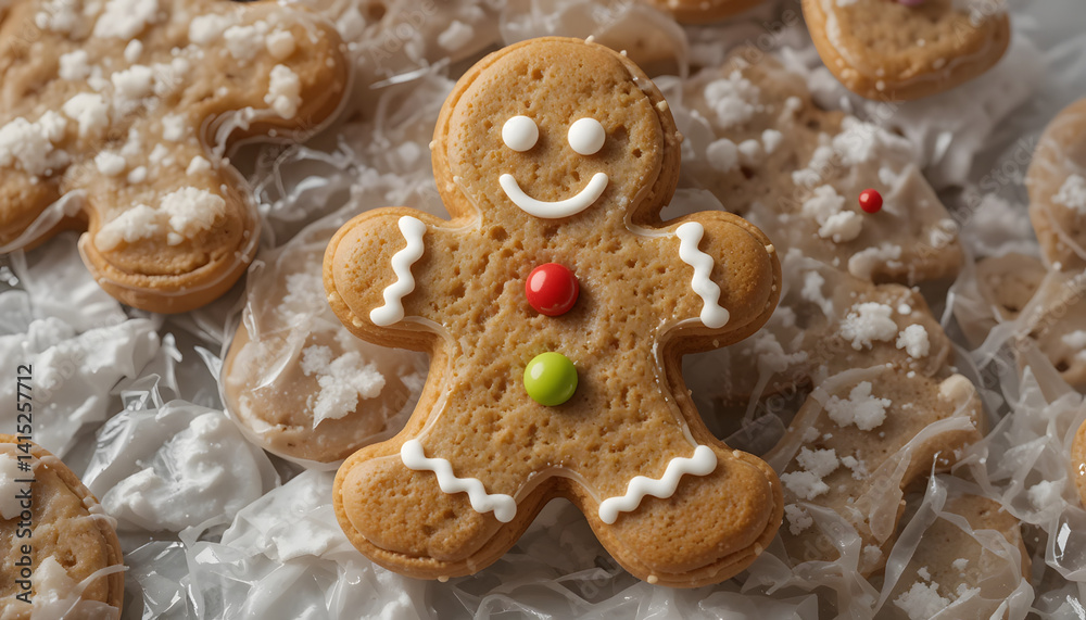 Fototapeta premium christmas gingerbread cookies