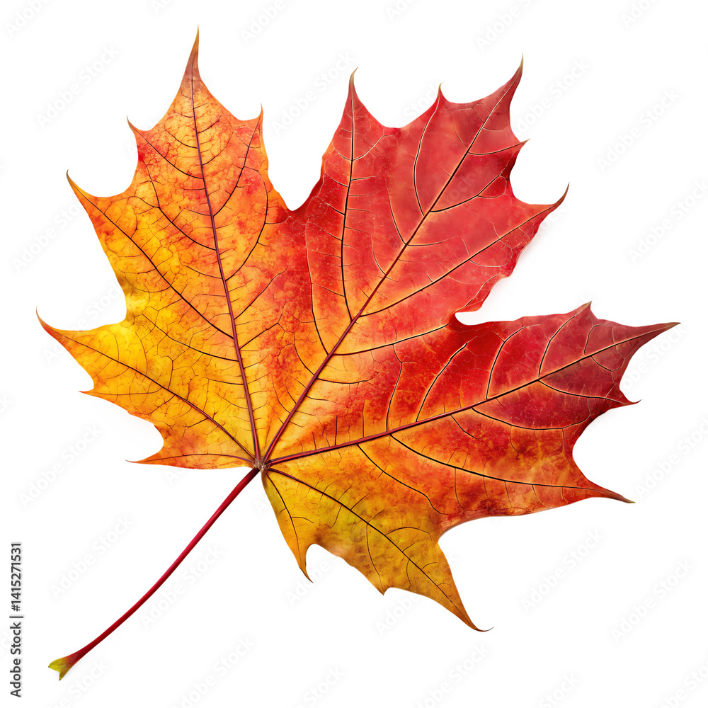 autumn maple leaf on a transparent background autumn maple leaf on a transparent background
