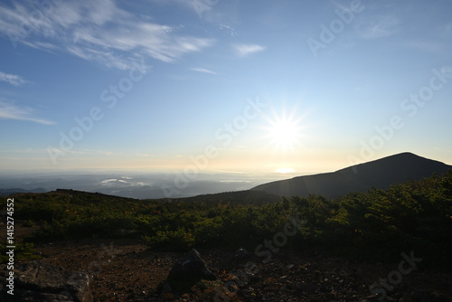 Obraz na płótnie Zao mountain ridge, Miyagi, Yamagata, Japan w salonie