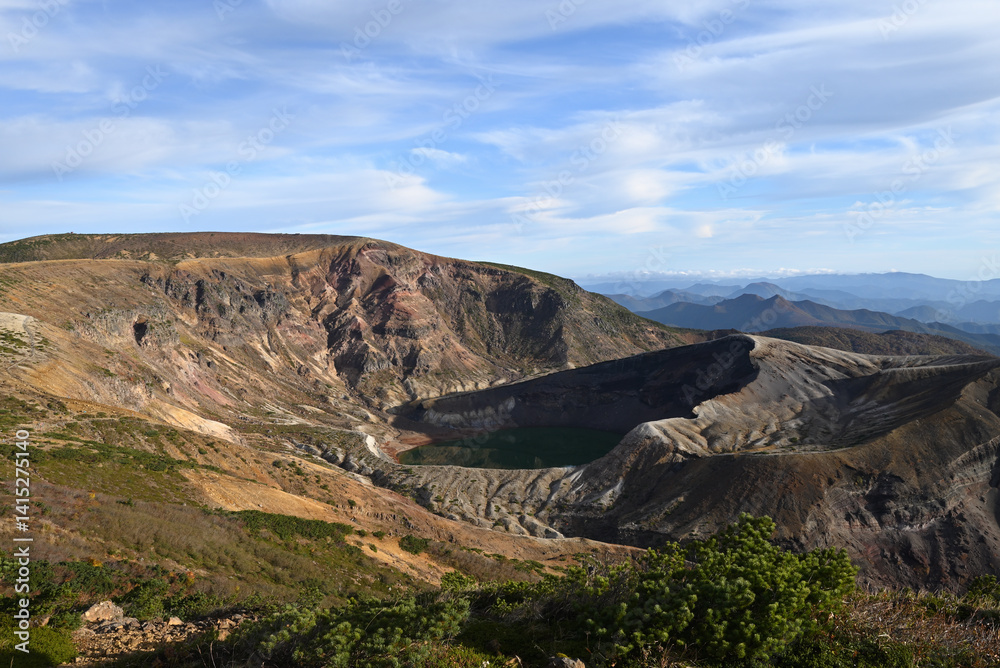 Zao mountain ridge, Miyagi, Yamagata, Japan