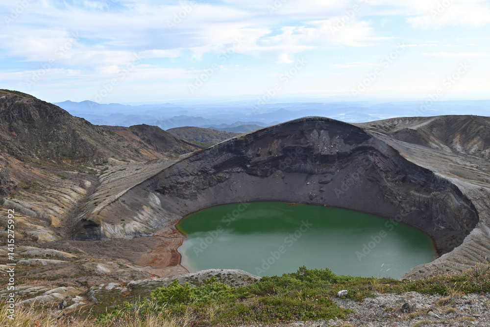 Zao mountain ridge, Miyagi, Yamagata, Japan
