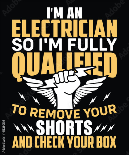 I'm electrician so i'm fully qualified to remove graphic design