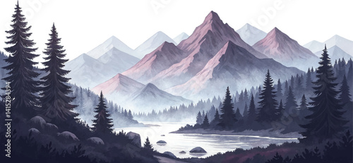 Misty Mountain River