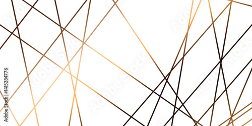 Vector abstract gold line luxury background, luxury premium golden random chaotic lines on transparent background template. Abstract gold line luxury background template, vector. Geometric