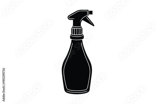 Water spray bottle isolated on white background 