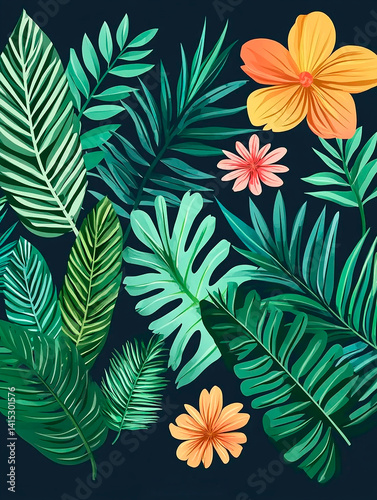 abstract floral background