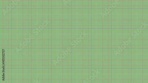 Muted green and beige plaid pattern