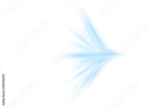 cool airflow effect with light blue waves and dynamic motion, representing fresh wind, filtration, and purification. Perfect for air conditioners, ventilation, speed, and futuristic design concepts.
