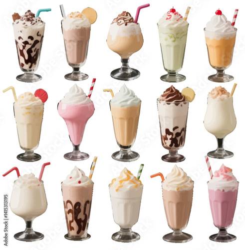 set of ice cream