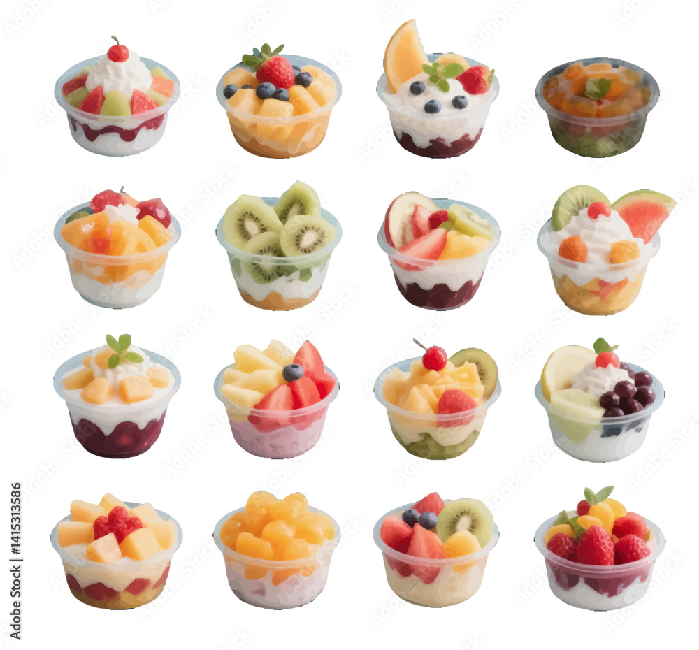 set of cakes set of cakes