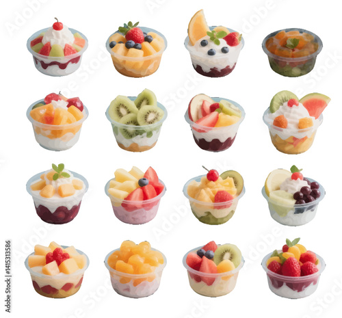 set of cakes