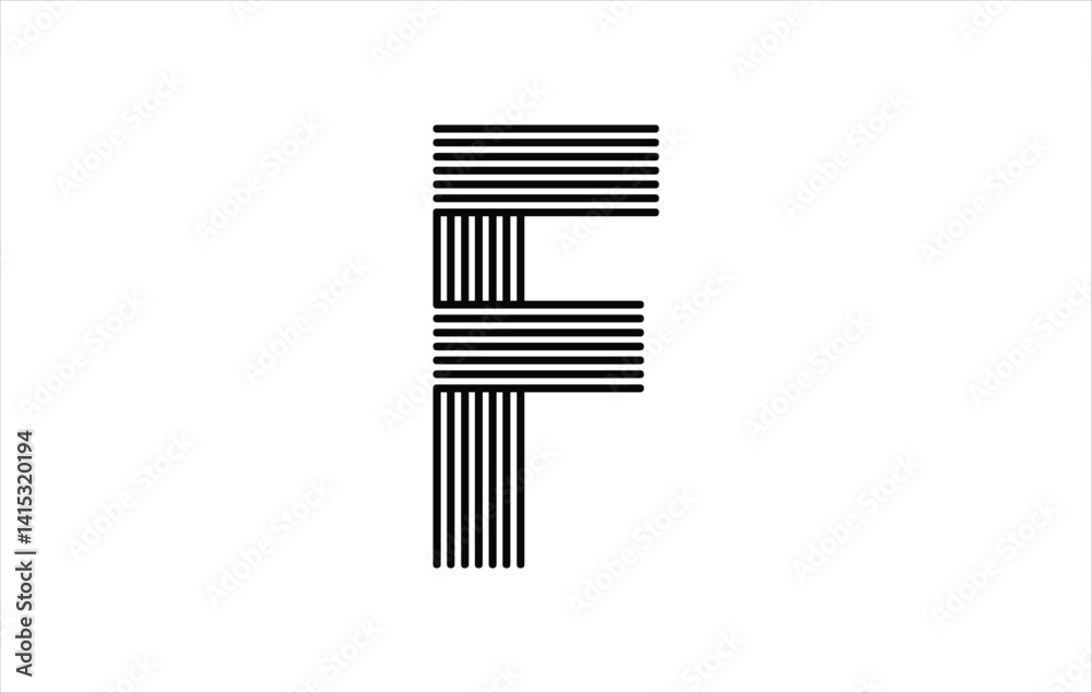 Fototapeta premium Elegant Letter F logo Vector Template Initial Letter F Logo Design Vector Template. Creative And Modern F logo
