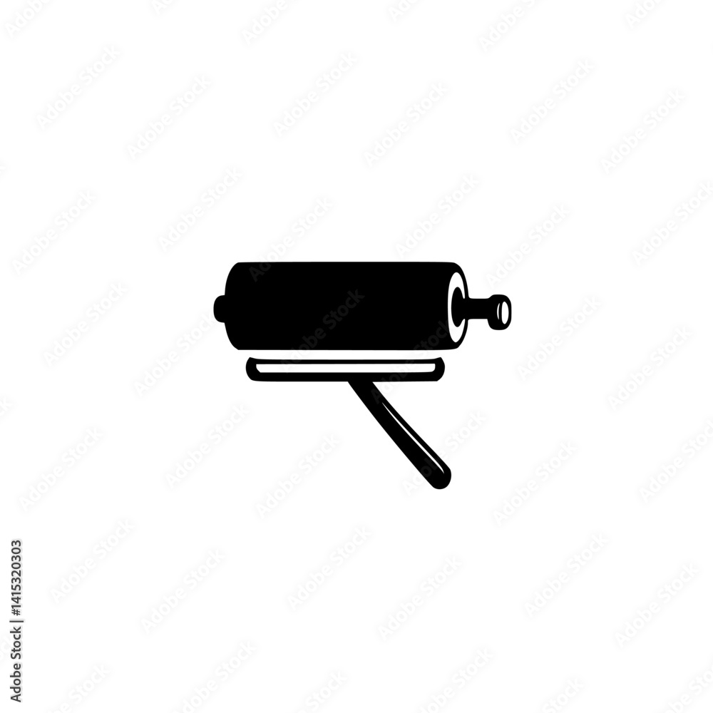 Rolling pin icon for baking and cooking activities in a simple vector design Rolling pin icon for baking and cooking activities in a simple vector design
