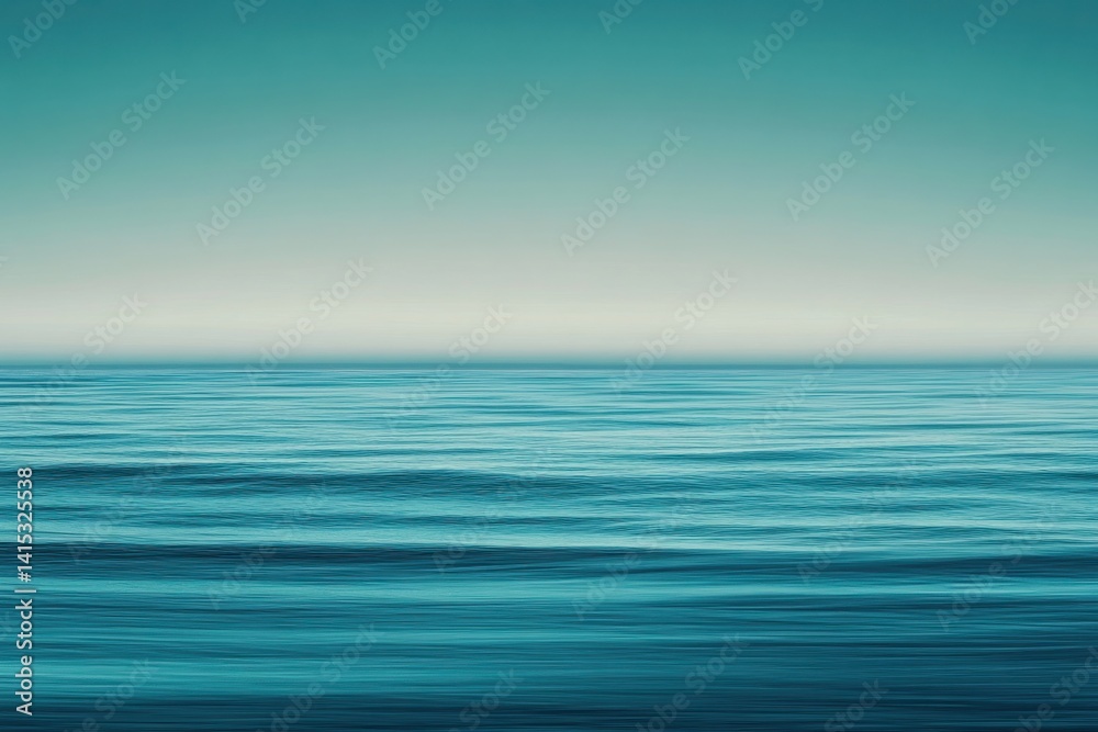 Obraz premium Smooth Gradient Background from Light Teal