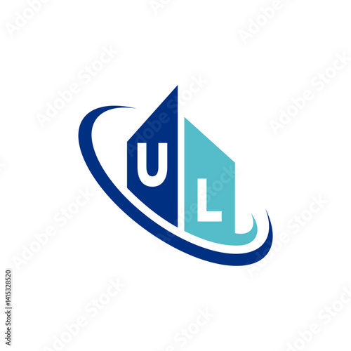 Free Download The modern logo design features a stylized two-letter initial in shades of blue, surrounded by circular elements to convey fluidity and professionalism	 - GFXLoad