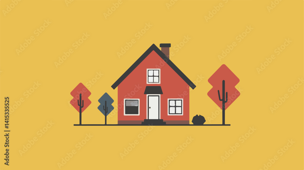 Modern House Pictogram Icon Vector Illustration for Real Estate Design Modern House Pictogram Icon Vector Illustration for Real Estate Design