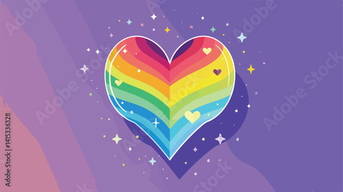 LGBTI Heart Design for Sexual Orientation & Gender Identity Support