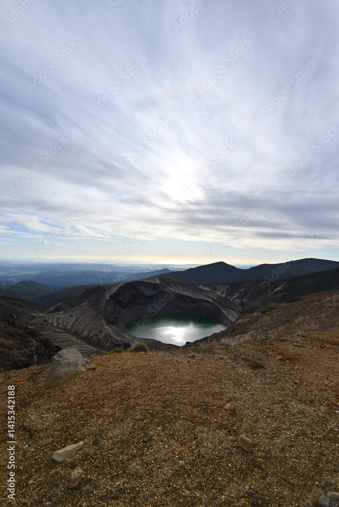 Zao mountain ridge, Miyagi, Yamagata, Japan