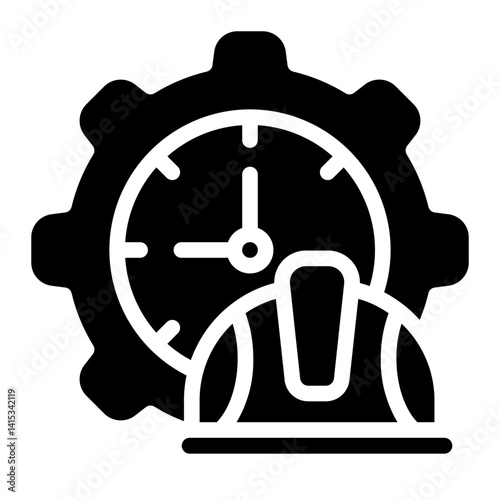 managing work hours icon