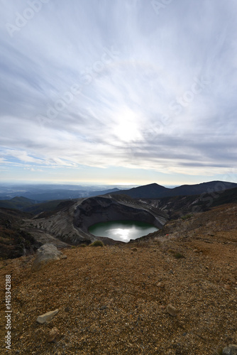 Obraz na płótnie Zao mountain ridge, Miyagi, Yamagata, Japan w salonie