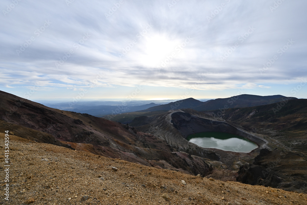 Zao mountain ridge, Miyagi, Yamagata, Japan