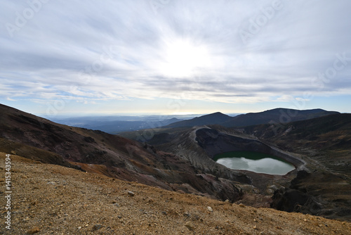 Obraz na płótnie Zao mountain ridge, Miyagi, Yamagata, Japan w salonie